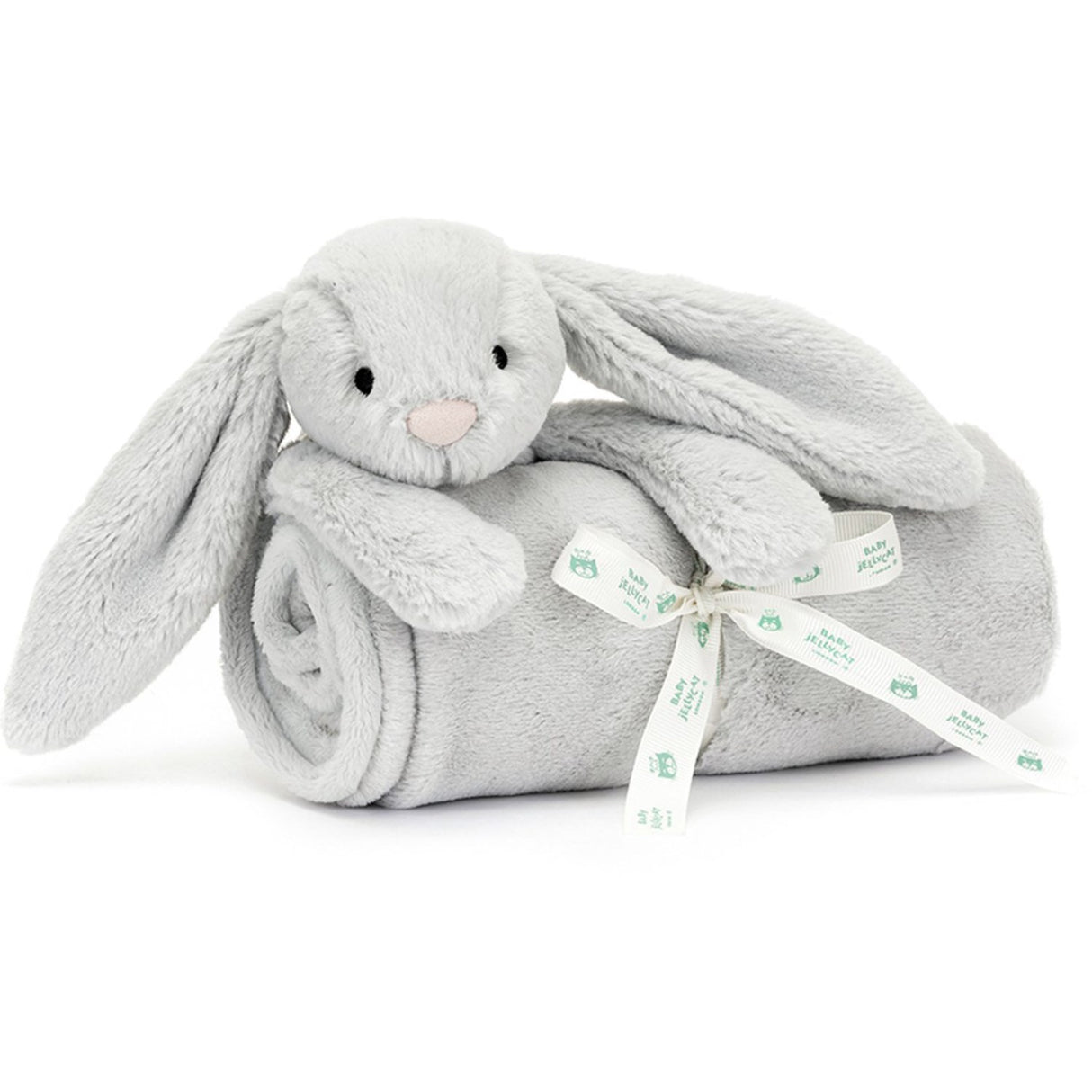 Jellycat Bashful Sølv Kanin Nussetæppe