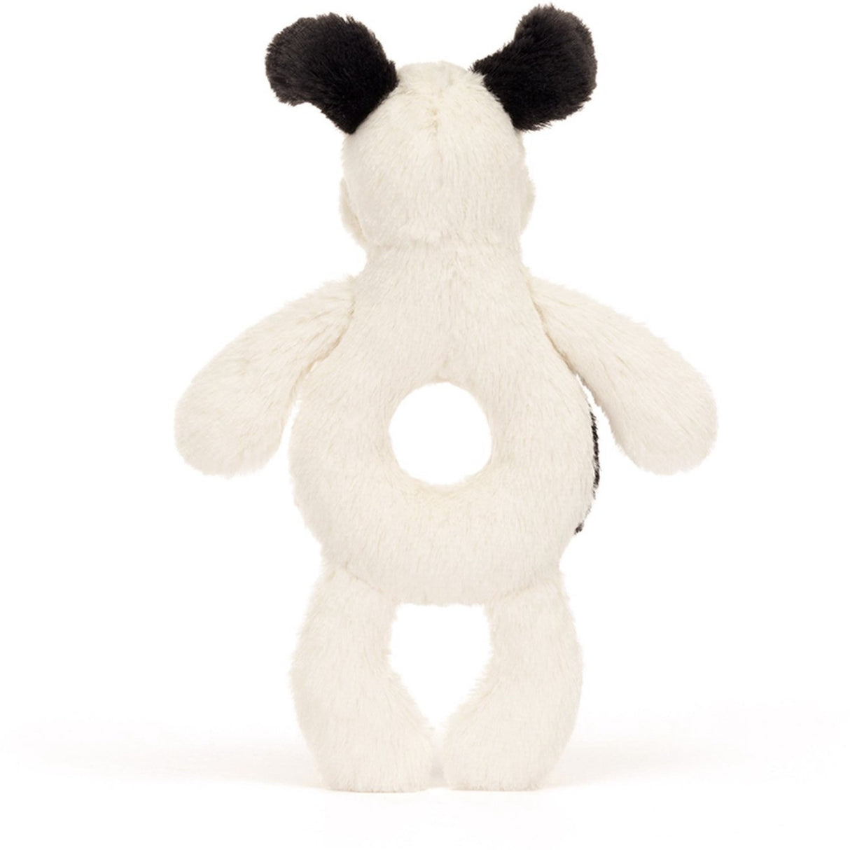 Jellycat Bashful Black & Cream Hvalp Ring Rangle