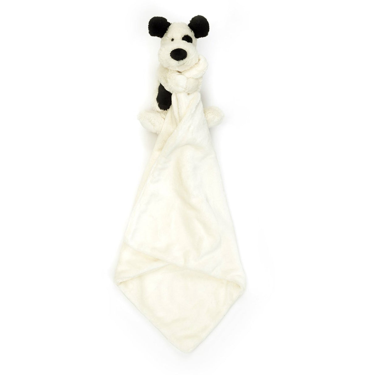 Jellycat Bashful Black & Cream Hvalp Nusseklud