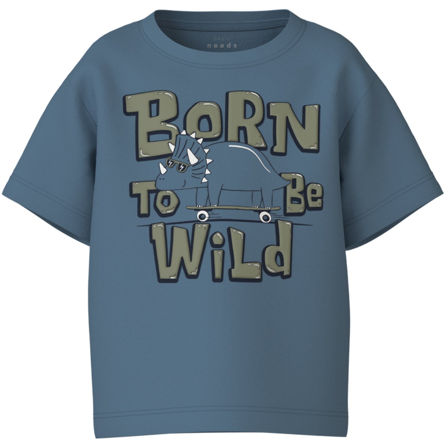Name It Provincial Blue Born To Be Wild Vagno Løs T-Shirt
