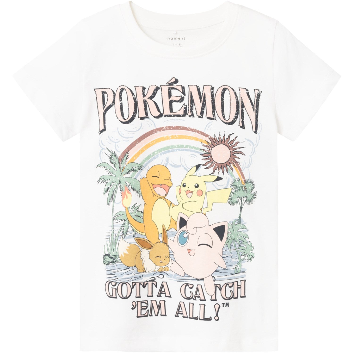 Name It Bright White Axaja Pokemon T-Shirt