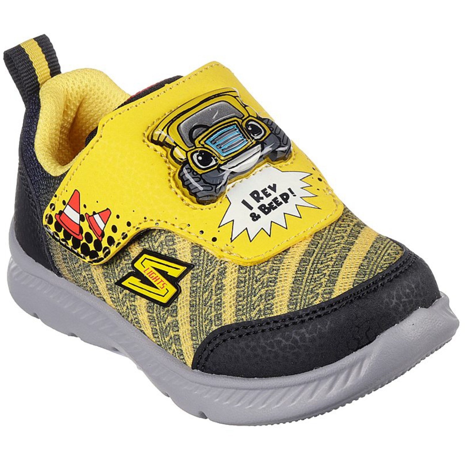 Skechers Boys Comfy Flex 2,0 Sneakers Yellow Black