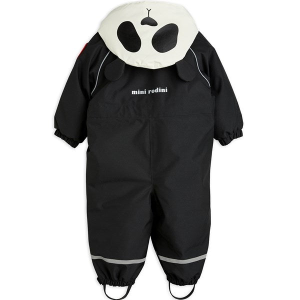 Mini Rodini Alaska Panda Baby Flyverdragt Black