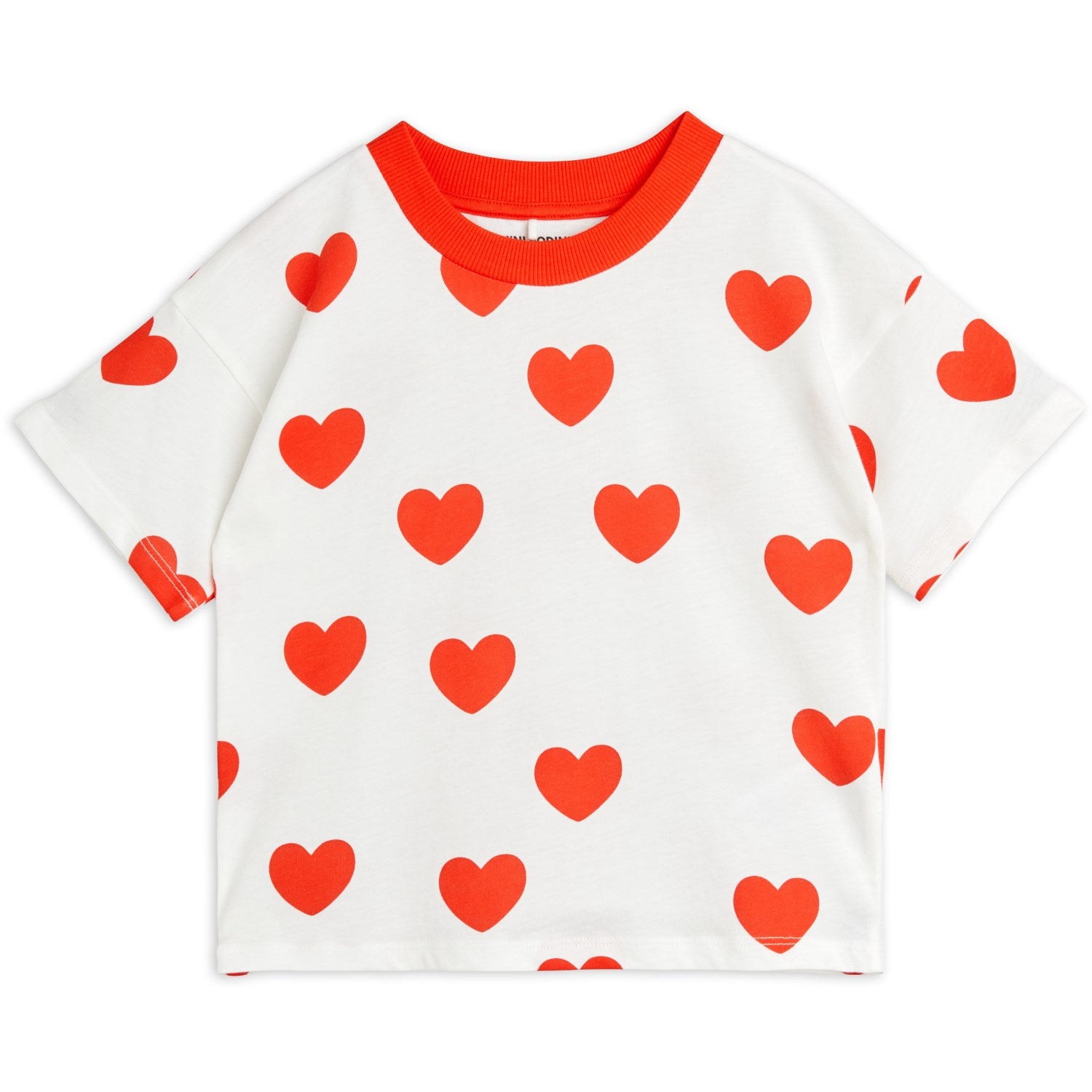 Mini Rodini Red Hearts AOP T-Shirt