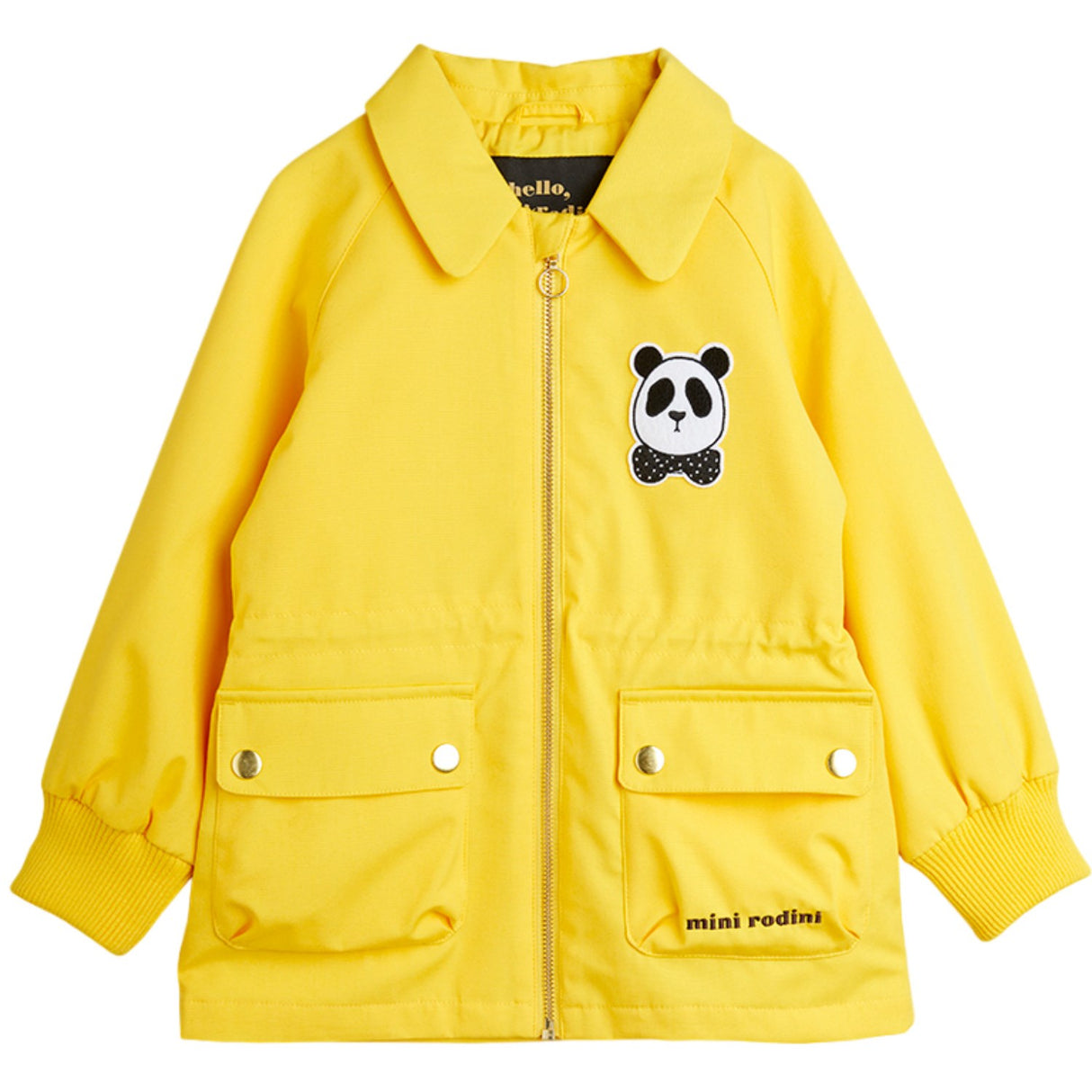 Mini Rodini Yellow Panda Jakke