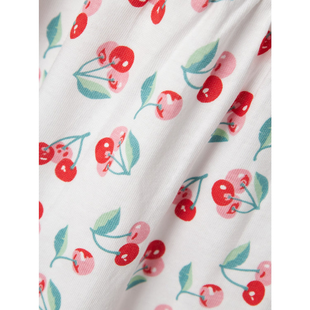 Name It Bright White Cherries Vigga Kjole Noos