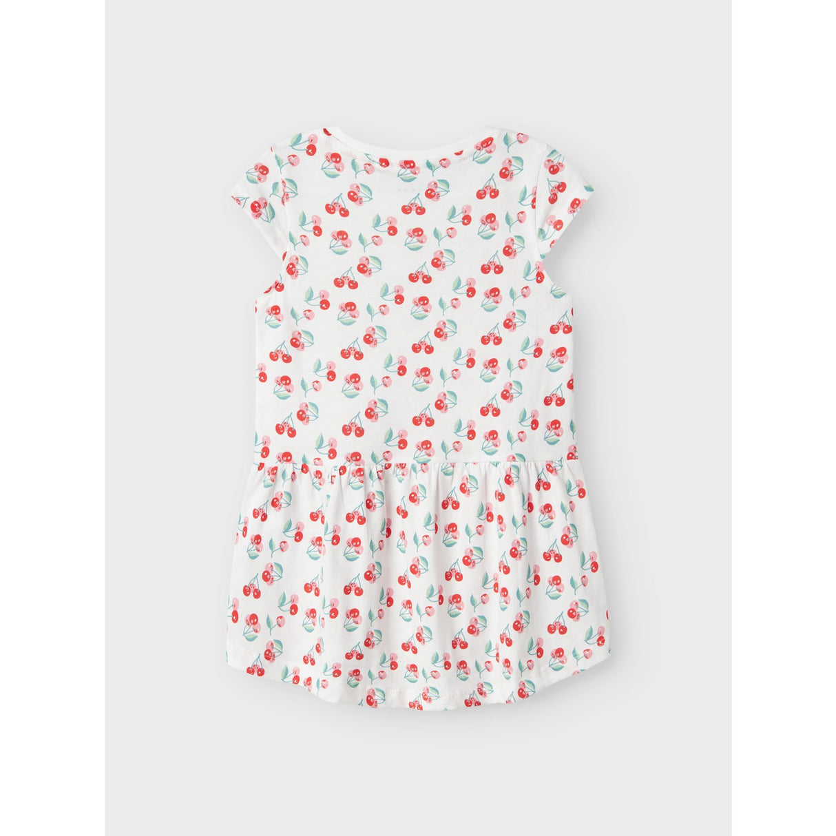 Name It Bright White Cherries Vigga Kjole Noos