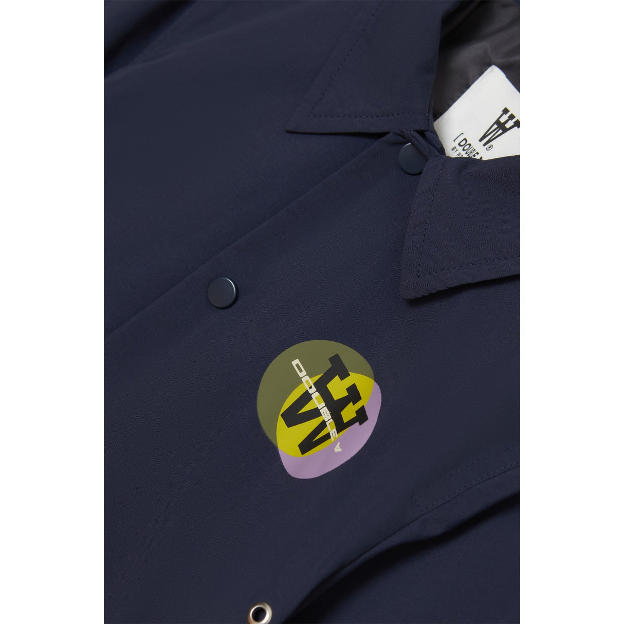 Wood Wood Navy Tommy Eclipse Coach Jakke