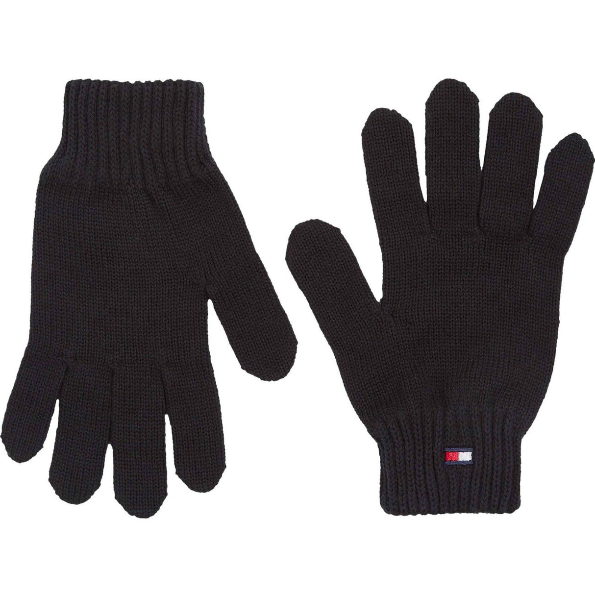 Tommy Hilfiger Black Small Flag Handsker