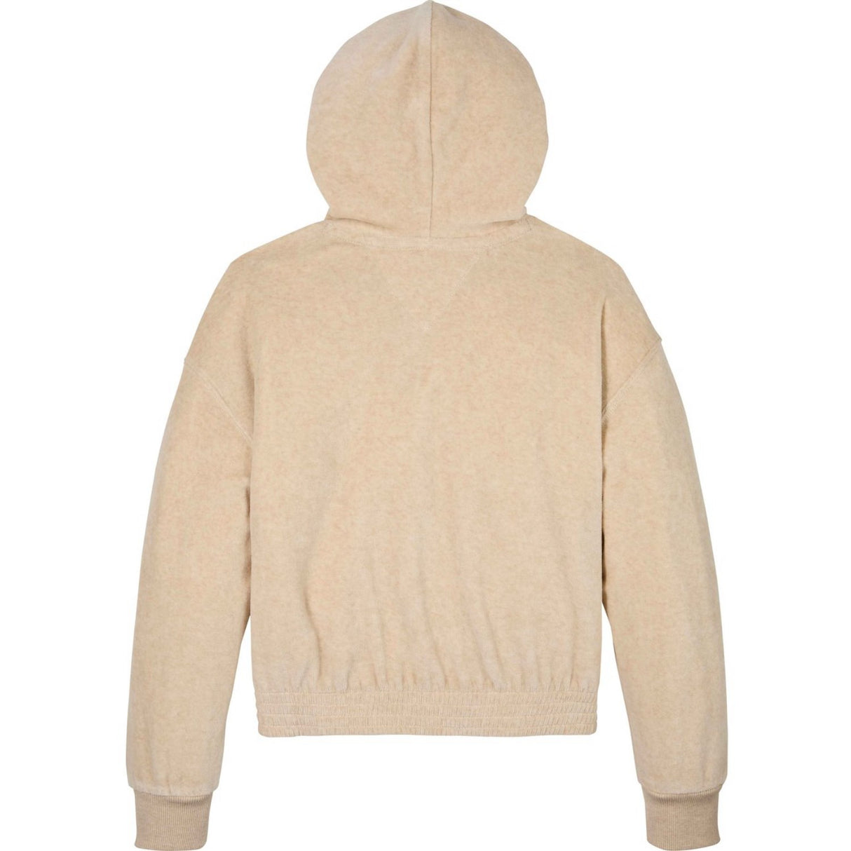 Tommy Hilfiger Heathered Oat Script Velour Hoodie