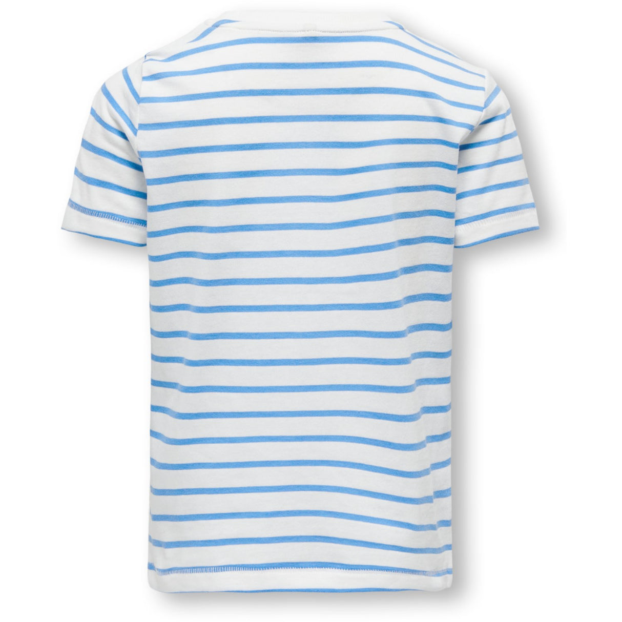 kids ONLY Cloud Dancer Azure blue + print pomme stripe Bone La Pomme T-Shirt