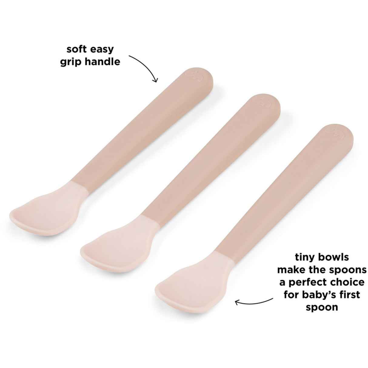 DonebyDeer Foodie Easy-Grip Babyske 3-Pak Pudder
