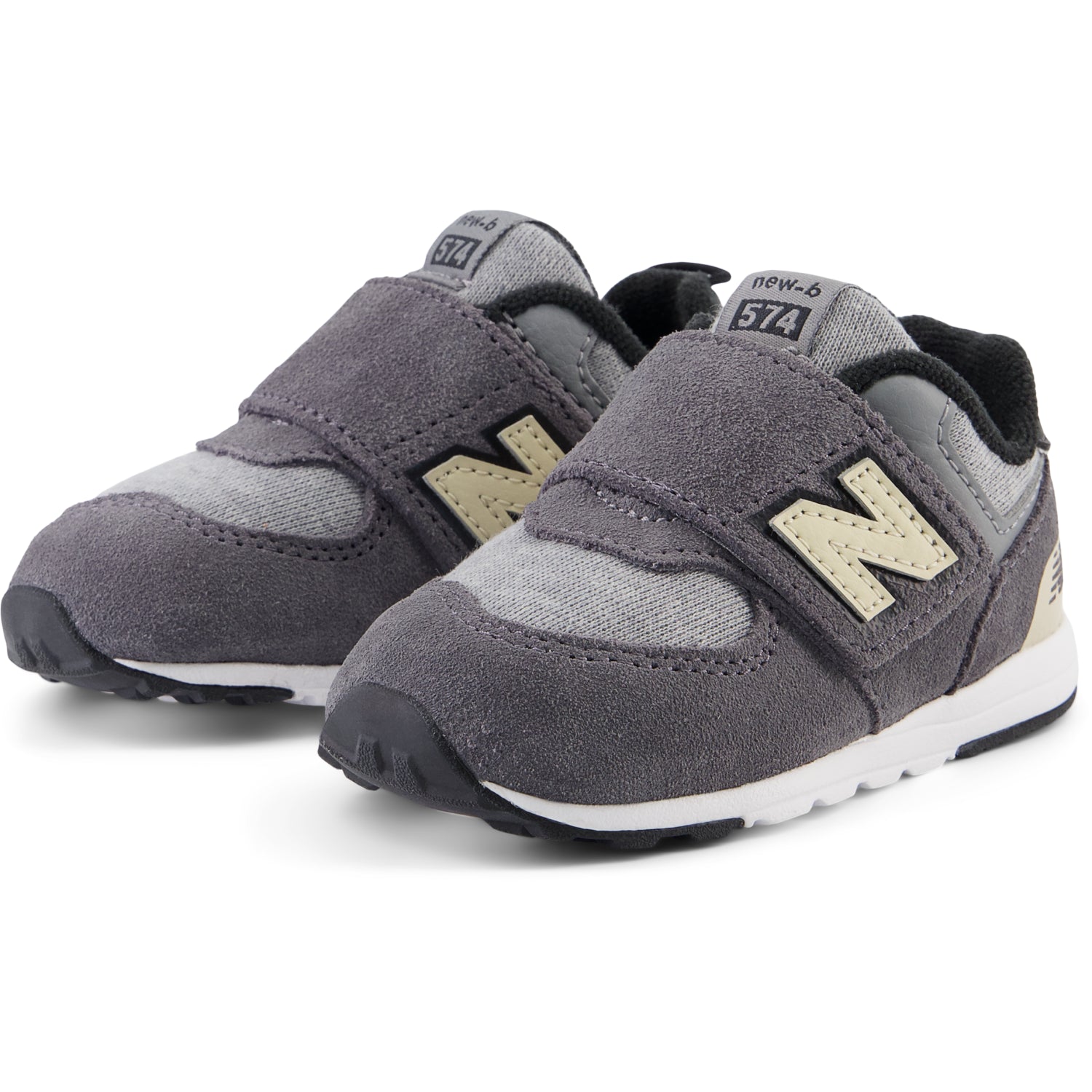 New Balance 574 NEW-B Hook & Loop Sneakers Magnet 2