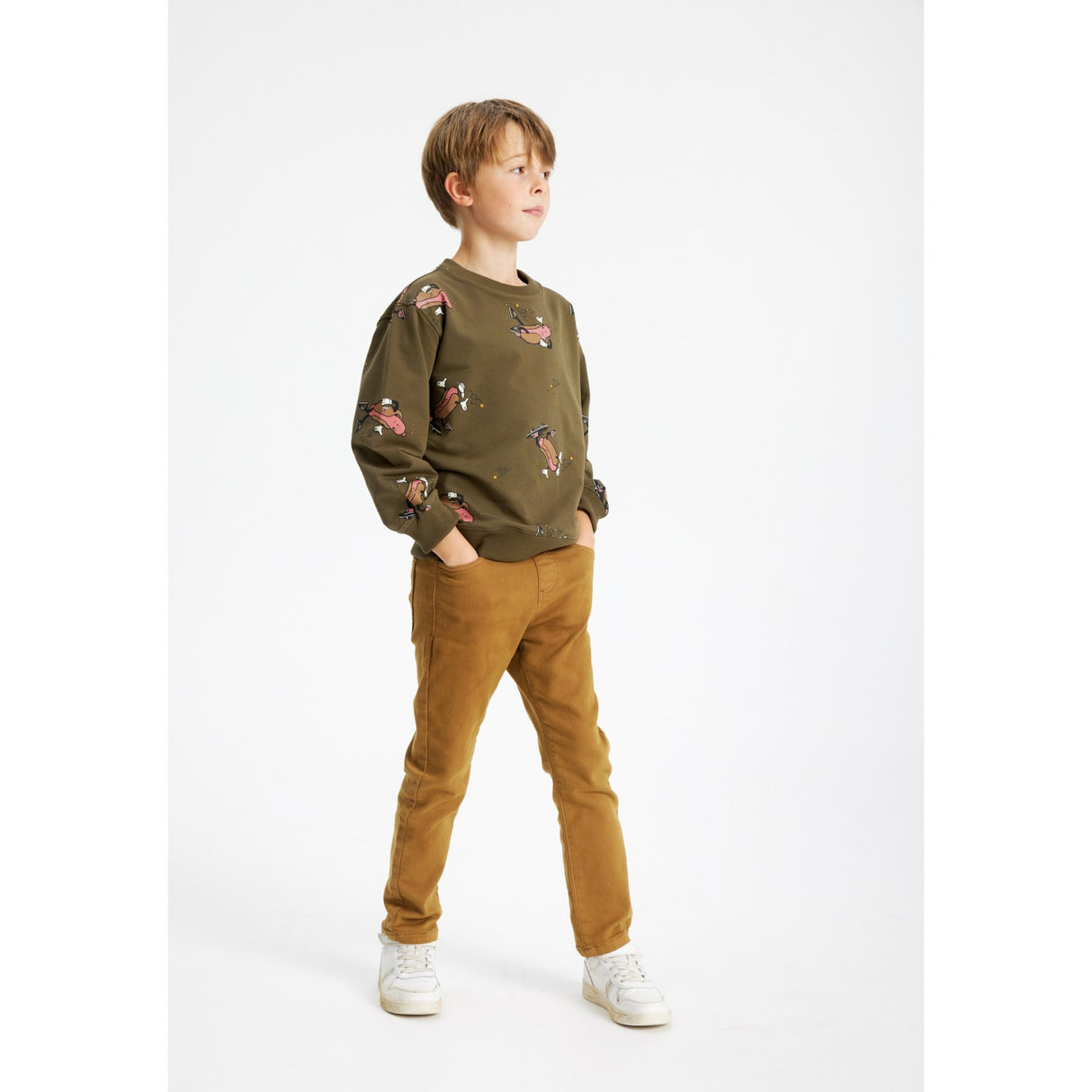 The New Ivy Green Hot Dog AOP Lexington OS Sweatshirt