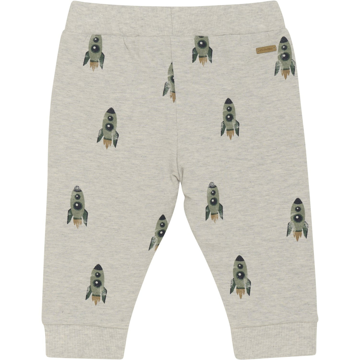 Minymo Grey Melange Sweatpants AOP