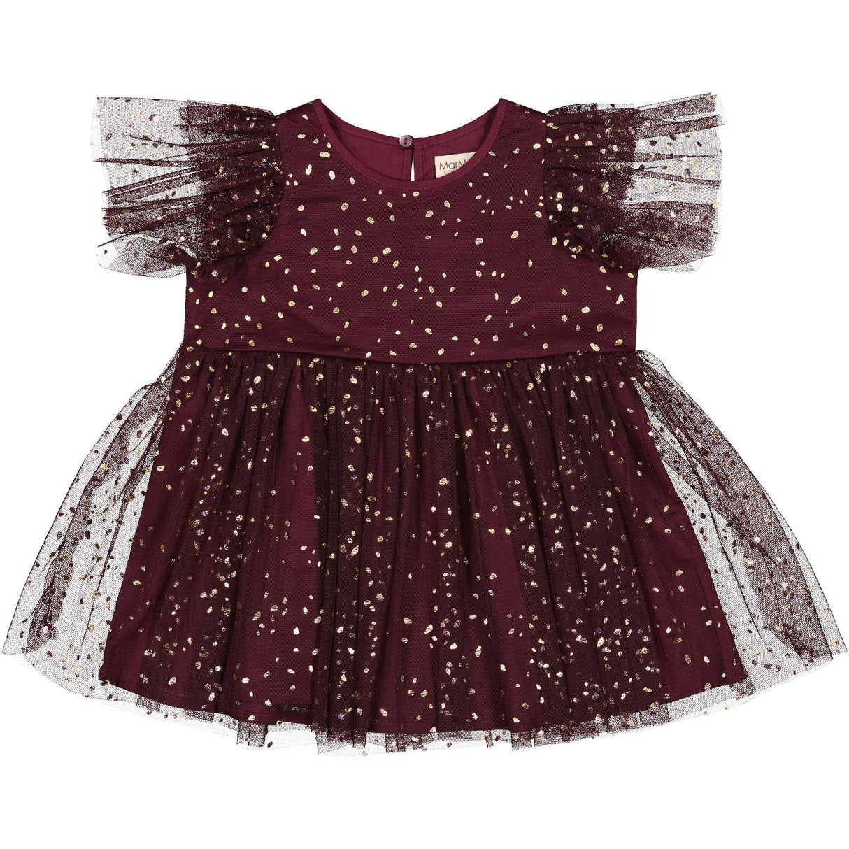 MarMar Ballerina Dotty Deep Mulberry Deandra Kjole