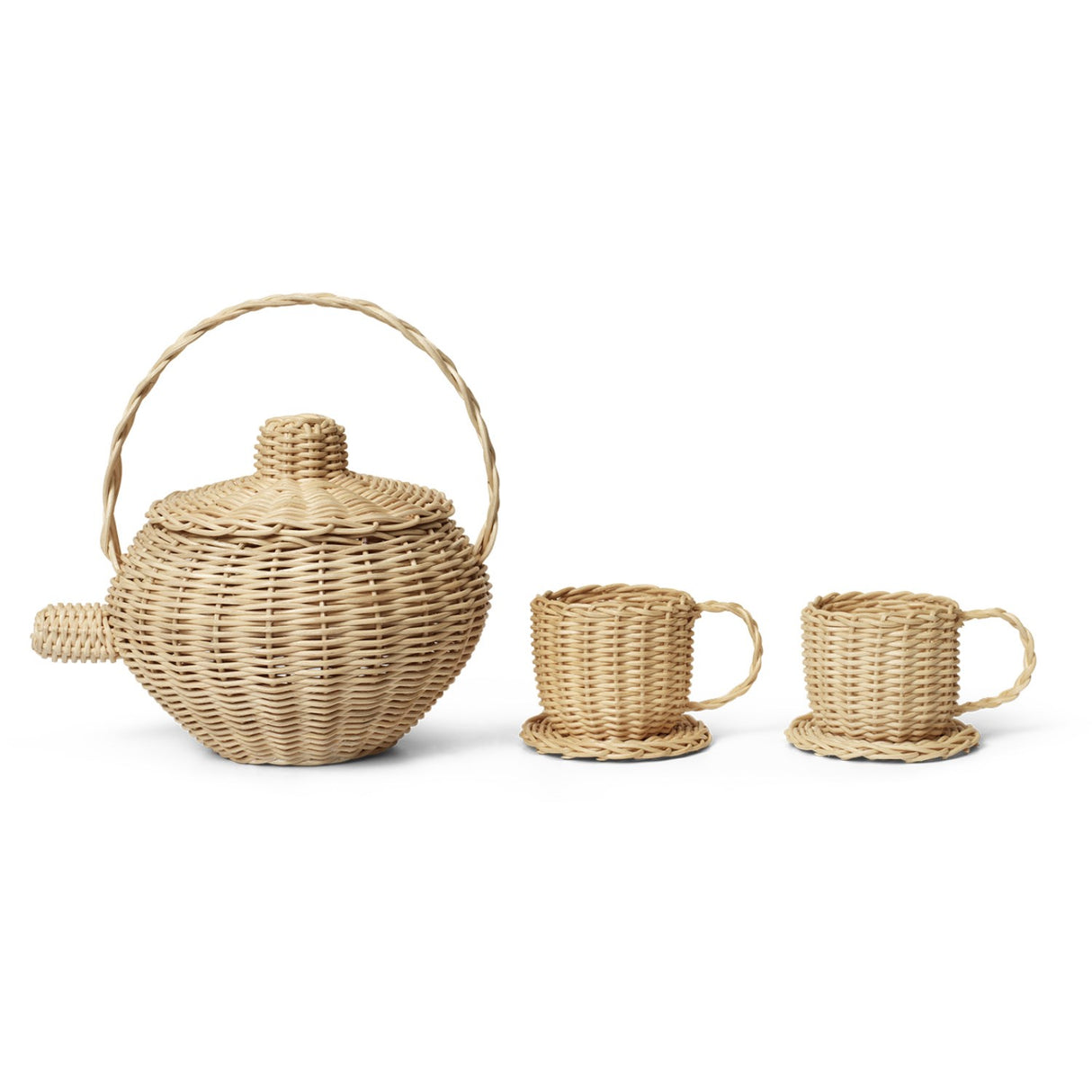 Ferm Living Natural Rattan Tesæt