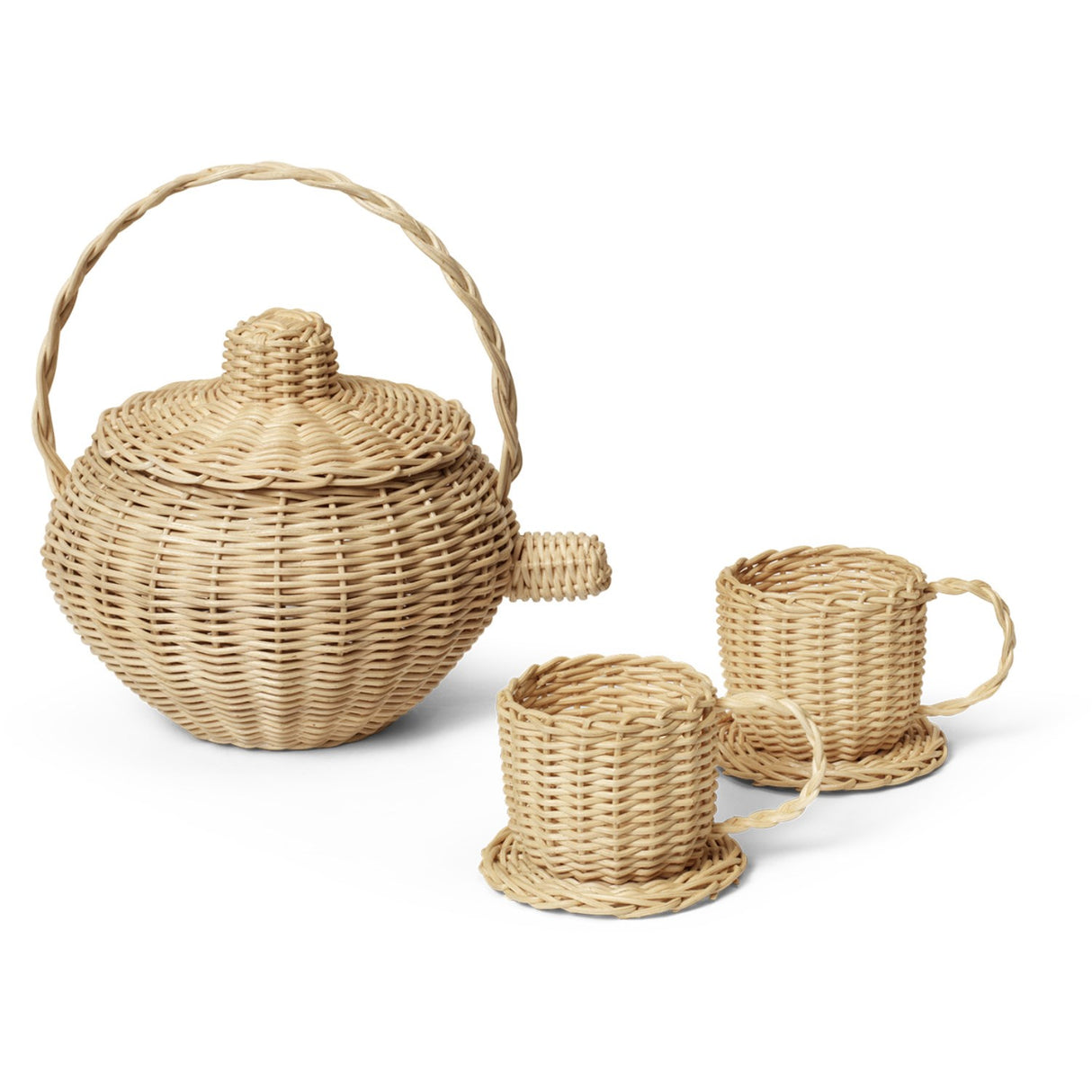 Ferm Living Natural Rattan Tesæt