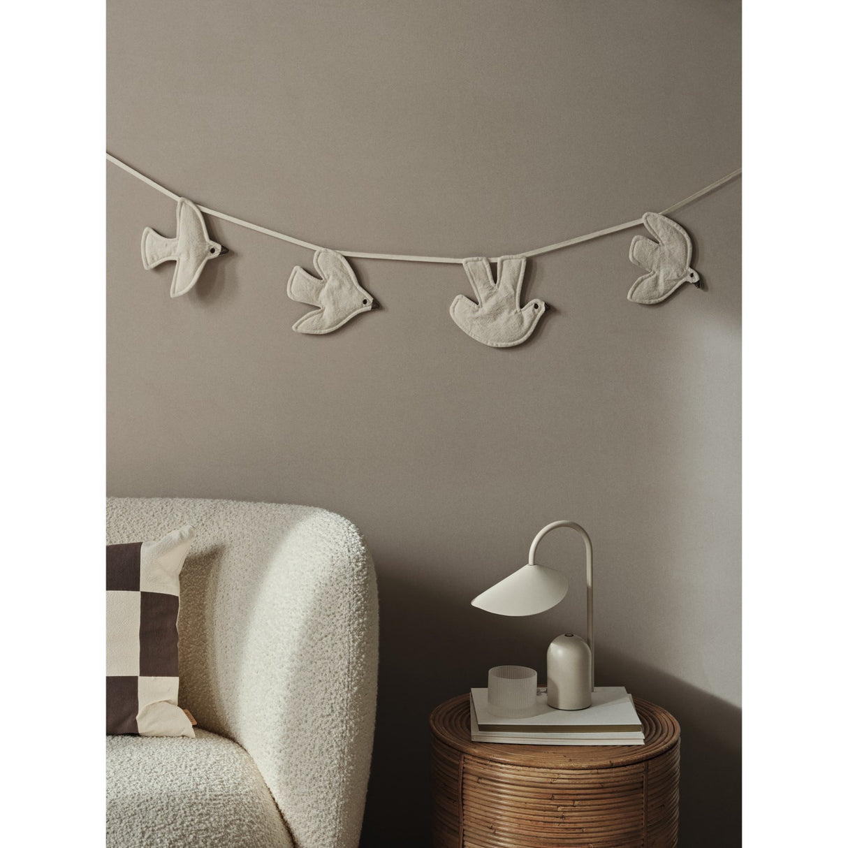 Ferm Living Undyed Swif Bird Guirlande
