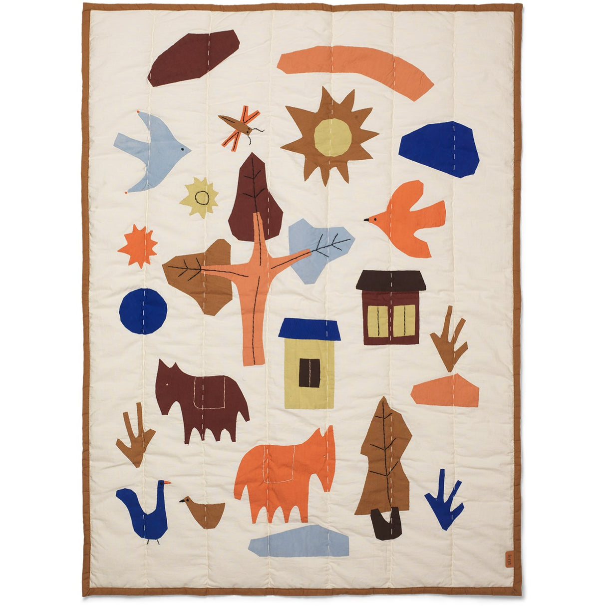 Ferm Living Multi Village Quilted Tæppe