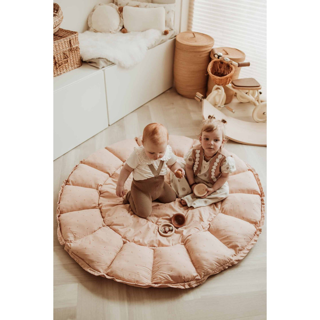 Play&Go Organic Bloom Fleuri 2-in-1 Legetæppe