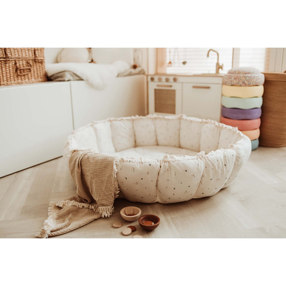 Play&Go Soft Organic Moon 2-in-1 Legetæppe