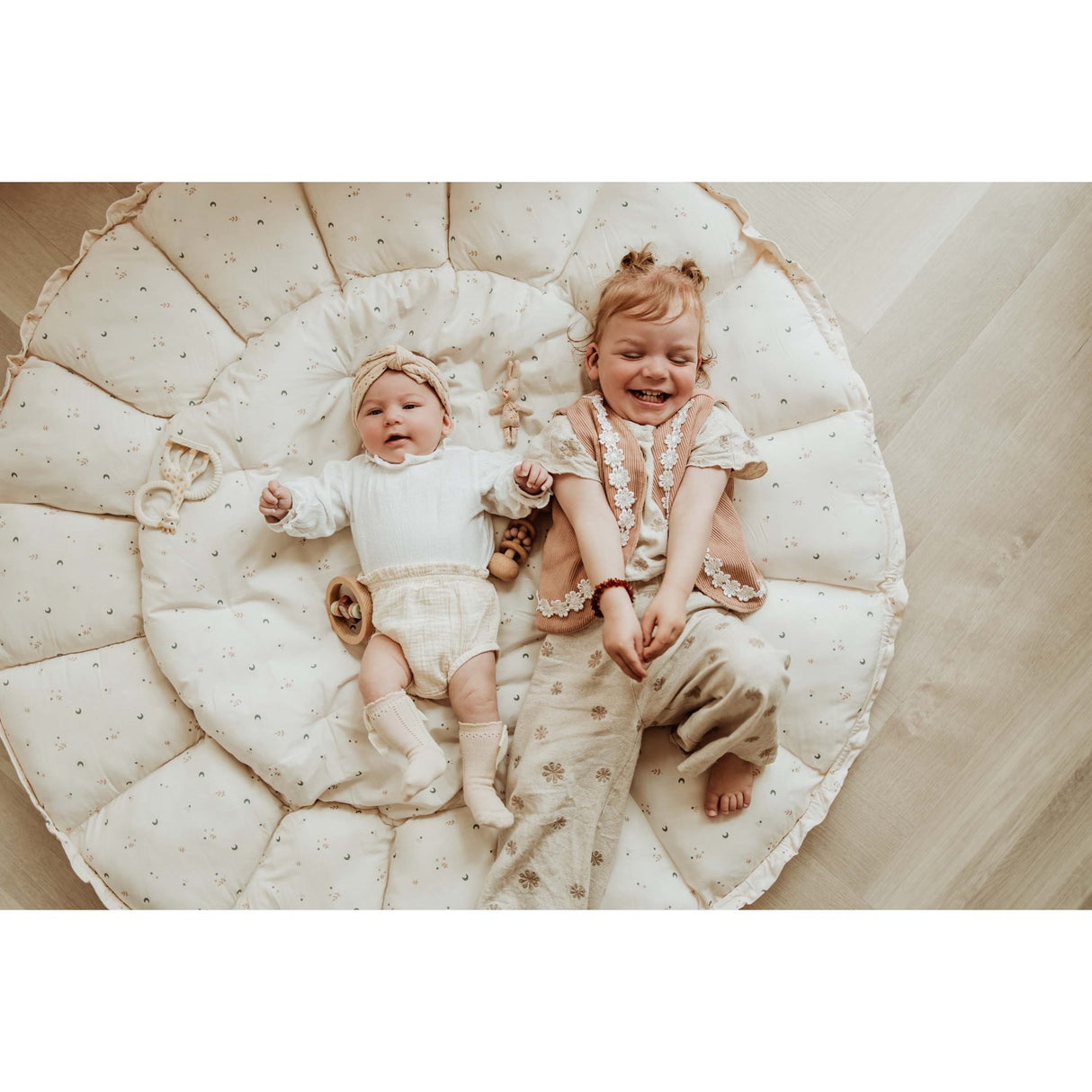 Play&Go Organic Bloom Moon 2-in-1 Legetæppe