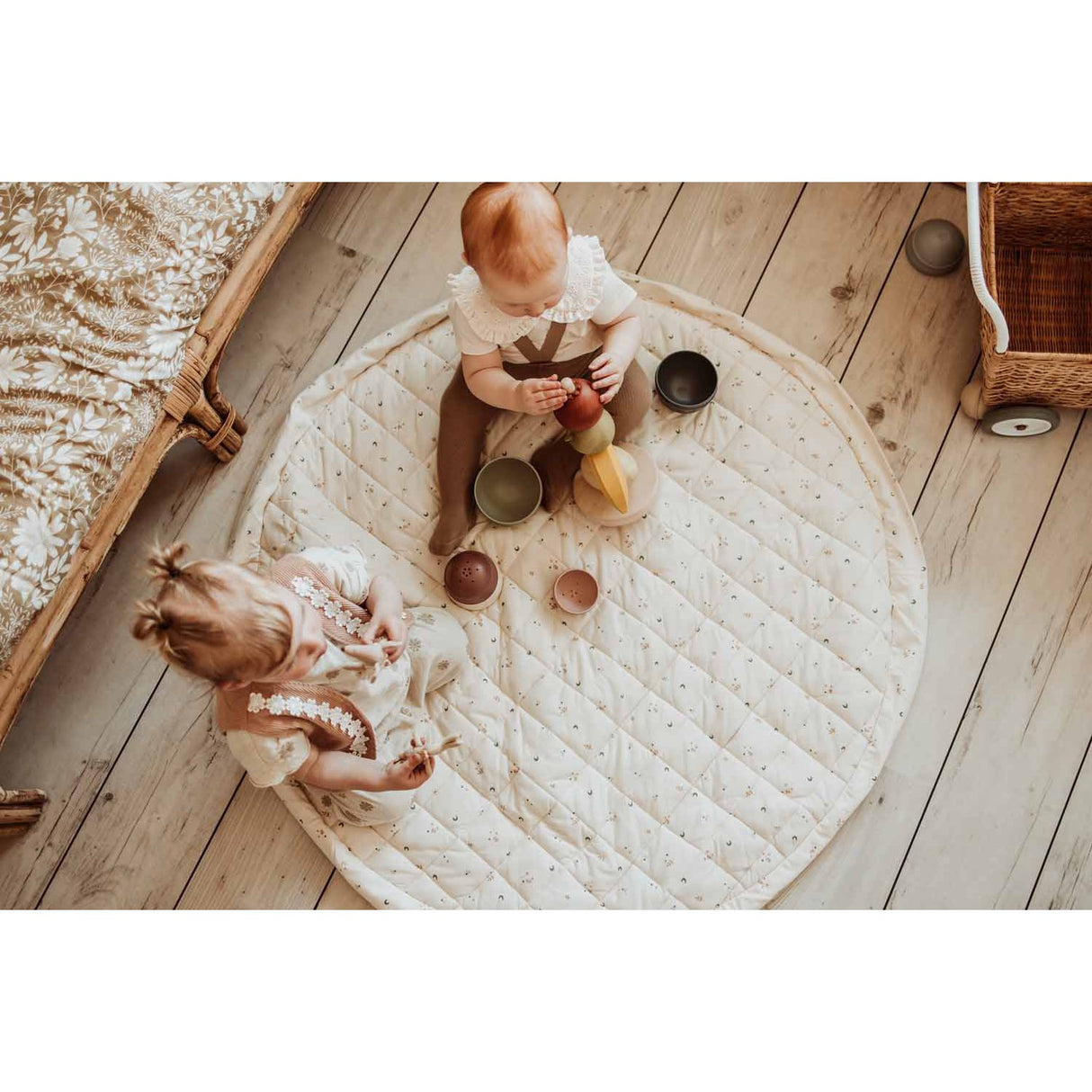 Play&Go Soft Organic Moon 2-in-1 Legetæppe