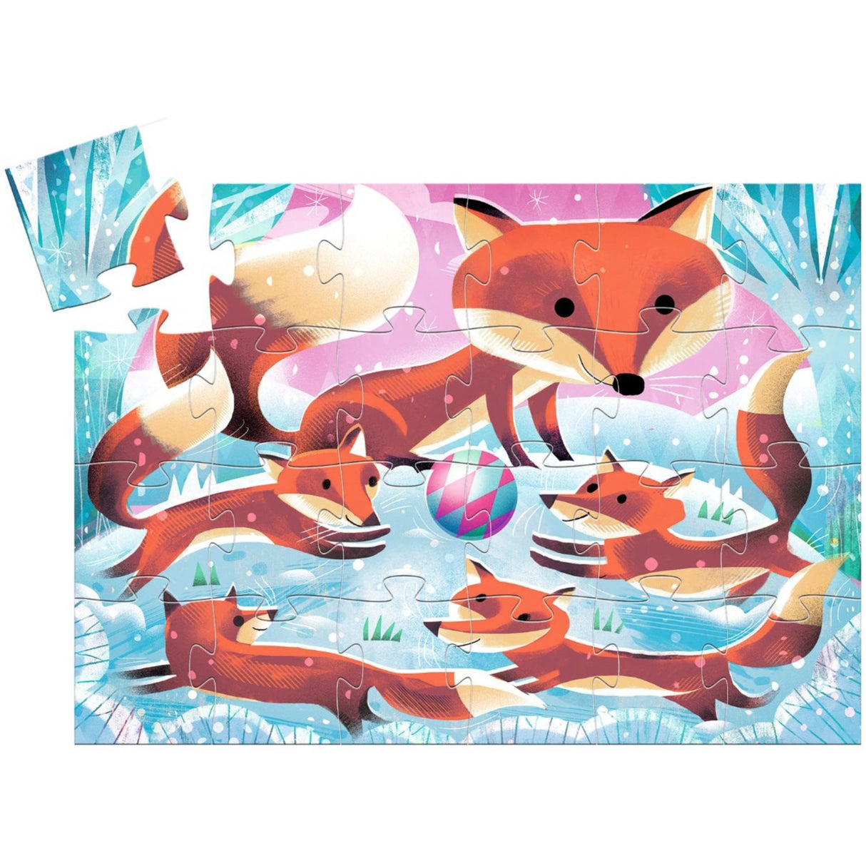 Djeco Silhuetpuslespil Ræv