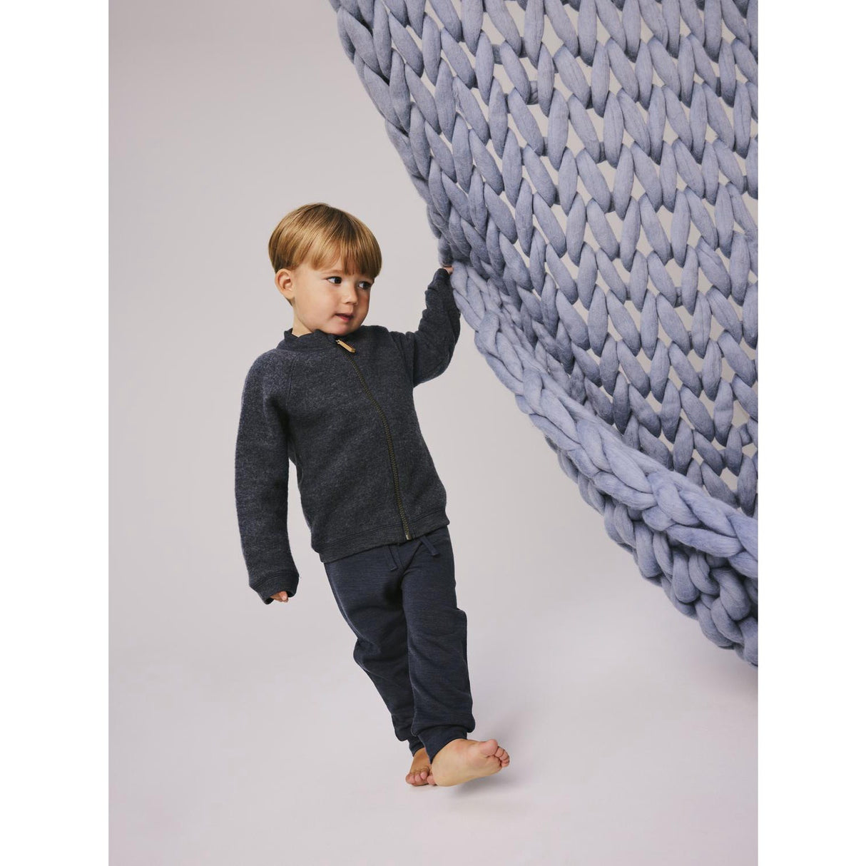 Name It Ombre Blue Wesso Uld Sweatpants