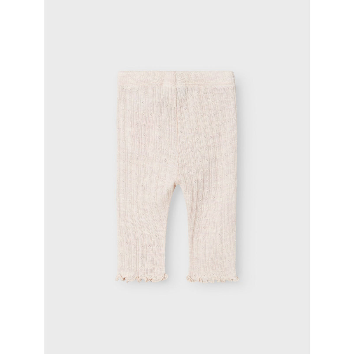 Name It Lilac Ash Wossa Uld/Silke Rib Leggings