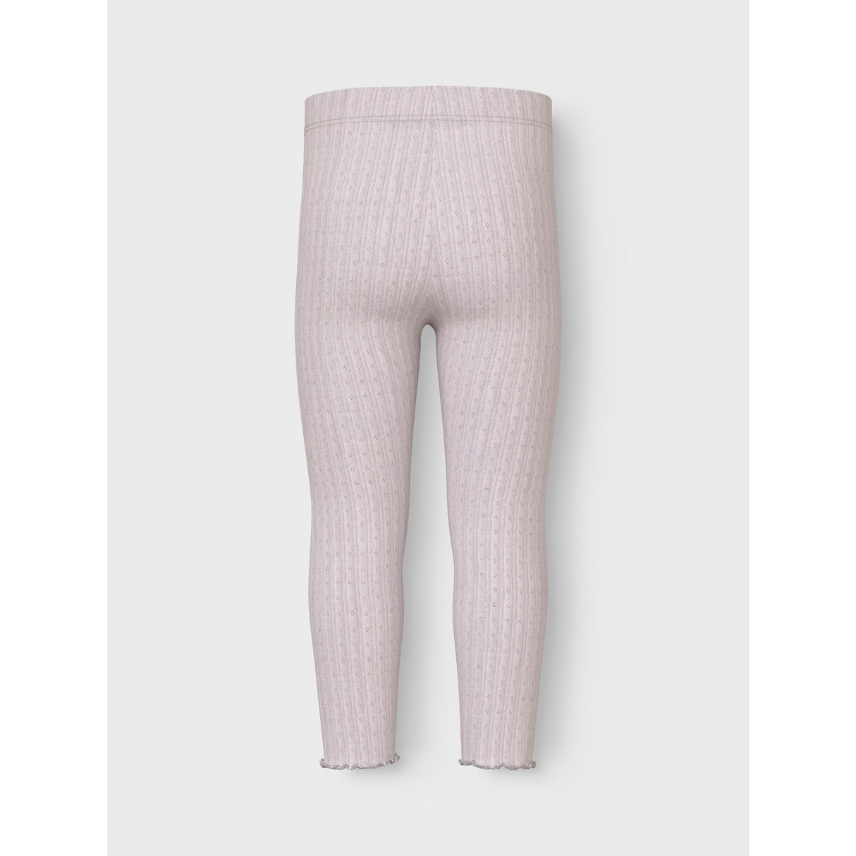 Name It Lilac Ash Wossa Uld/Silke Rib Leggings