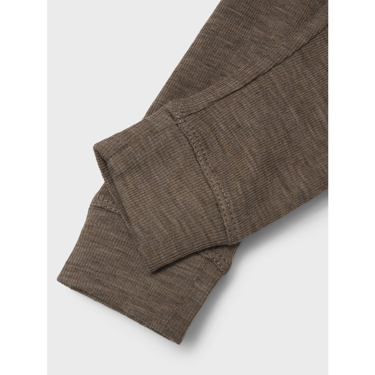 Name It Walnut Wossa Uld/Silke Rib Long Johns