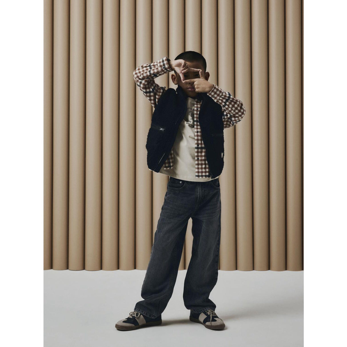 Name It Black Noderne Teddy Vest