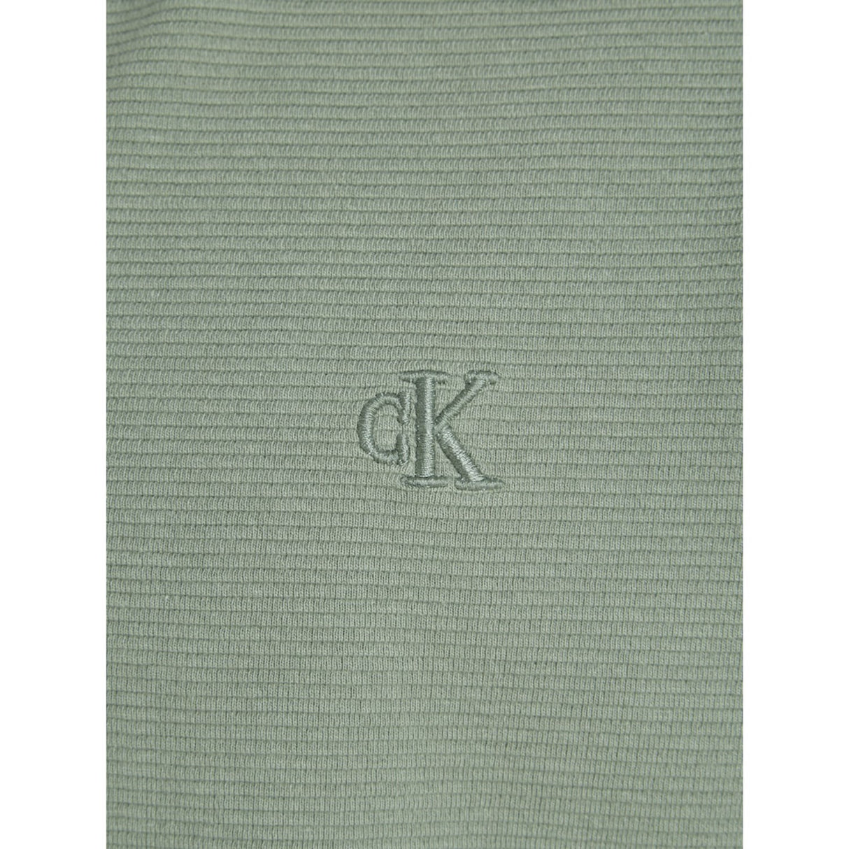 Calvin Klein Meteor Green Ottoman Mono Lwk Bluse