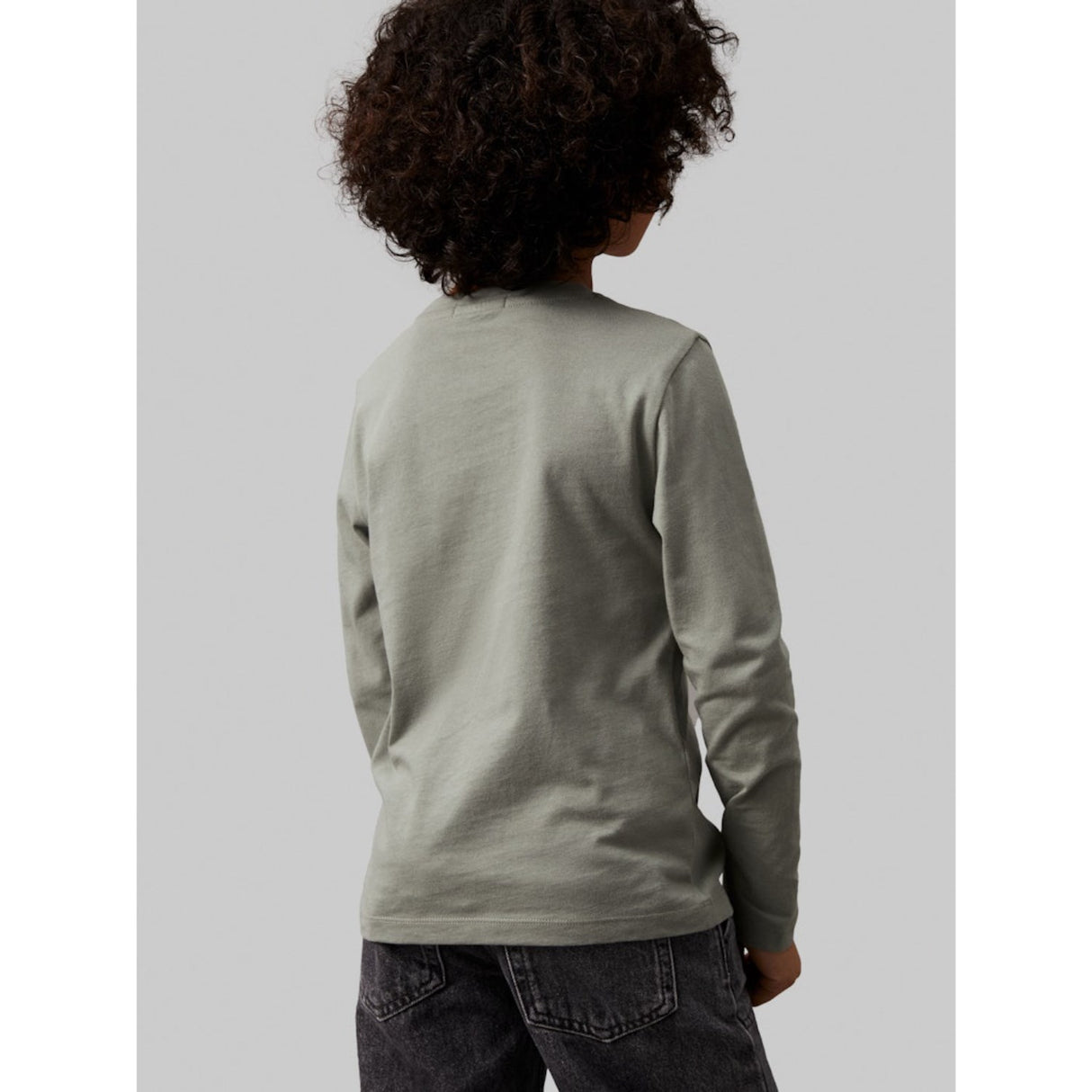 Calvin Klein Meteor Green Minimalistic Logo Bluse