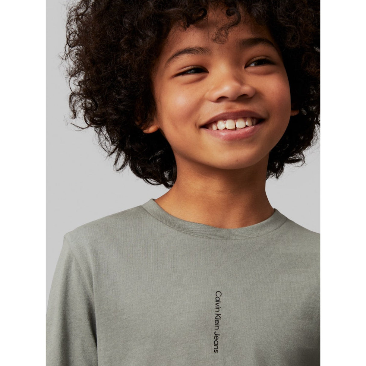 Calvin Klein Meteor Green Minimalistic Logo Bluse