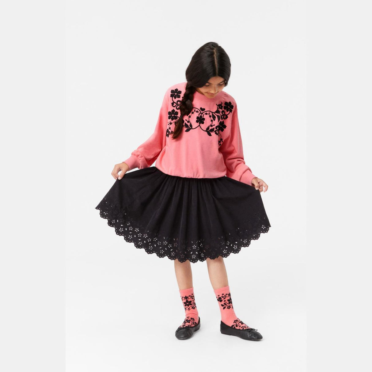 Molo Flamingo Plume Marge Sweatshirt