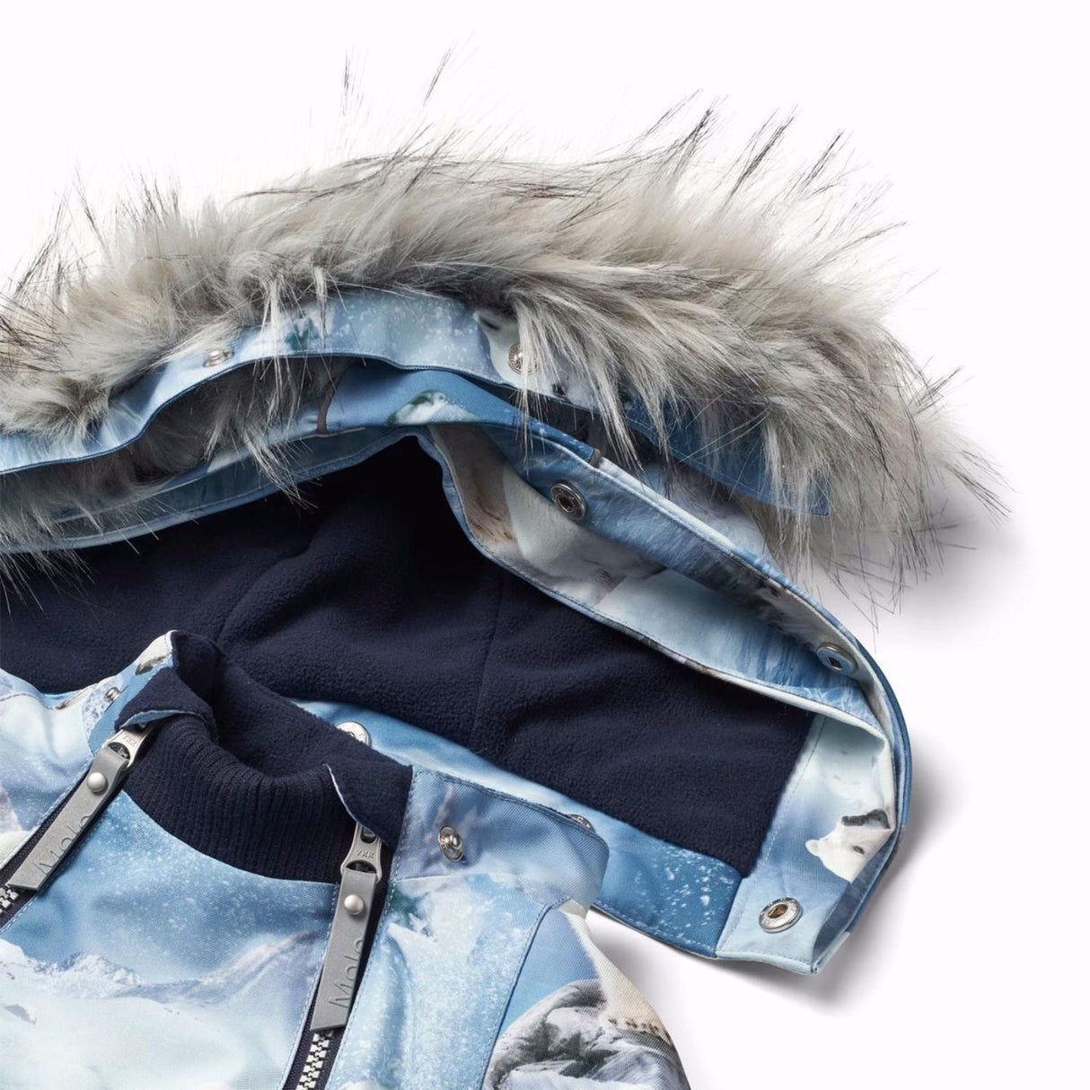 Molo Polar Bear Joy Hopla Fur Jakke