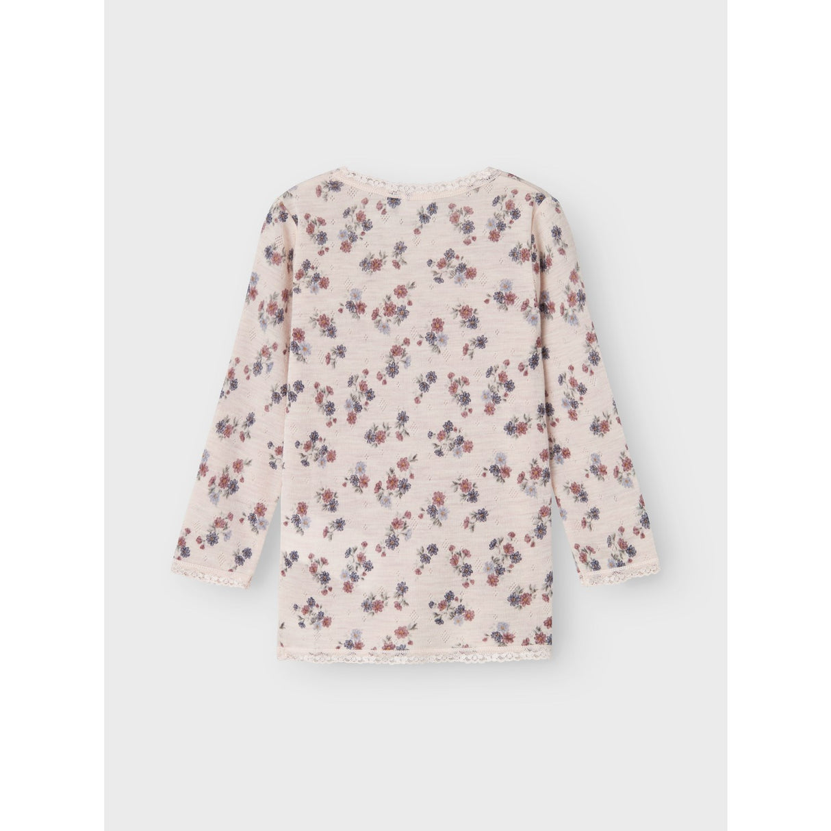 Name It Lilac Ash Wang Uld Needle Bluse Noos