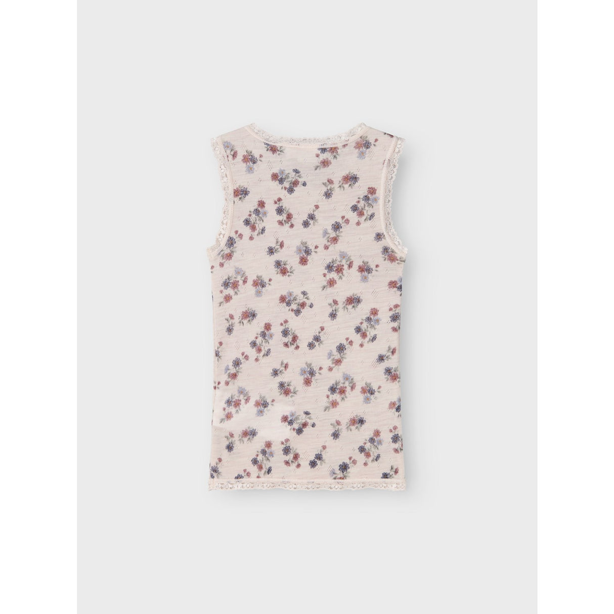 Name It Lilac Ash Aop Wang Uld Needle Tank Top Noos