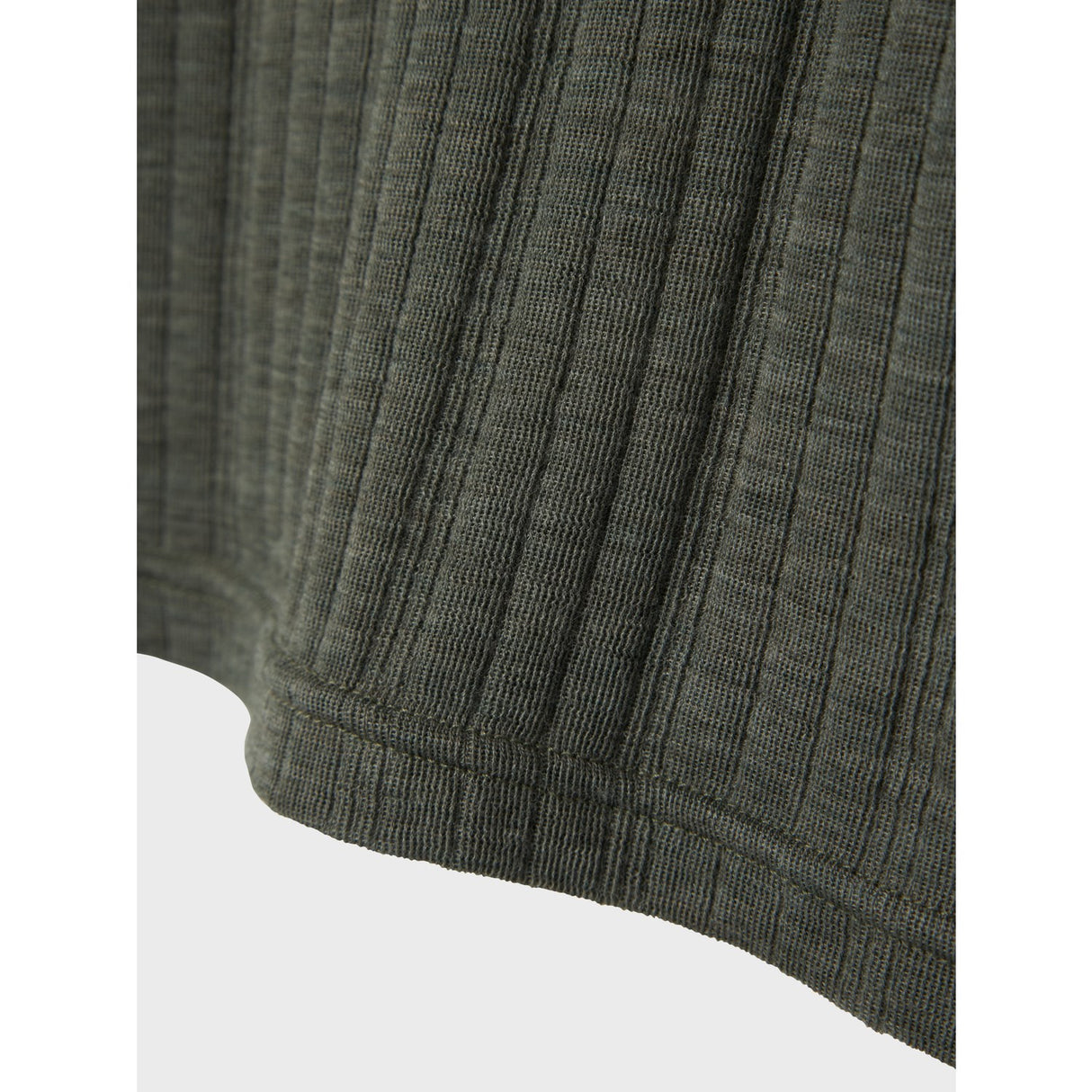 Name It Mulled Basil Wang Uld Needle Bluse Solid Noos