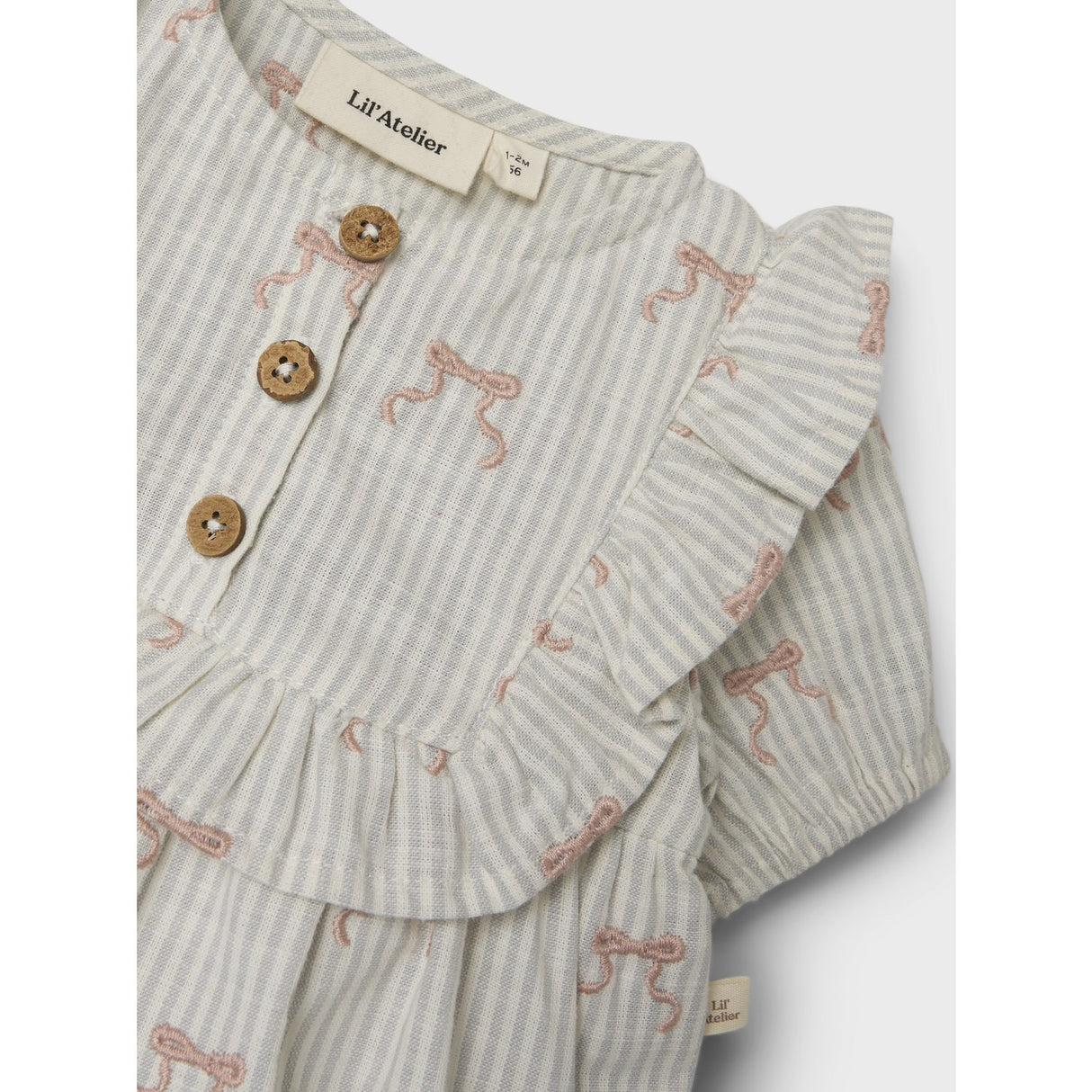 Lil'Atelier Coconut Milk Kendra Loose Body Kjole