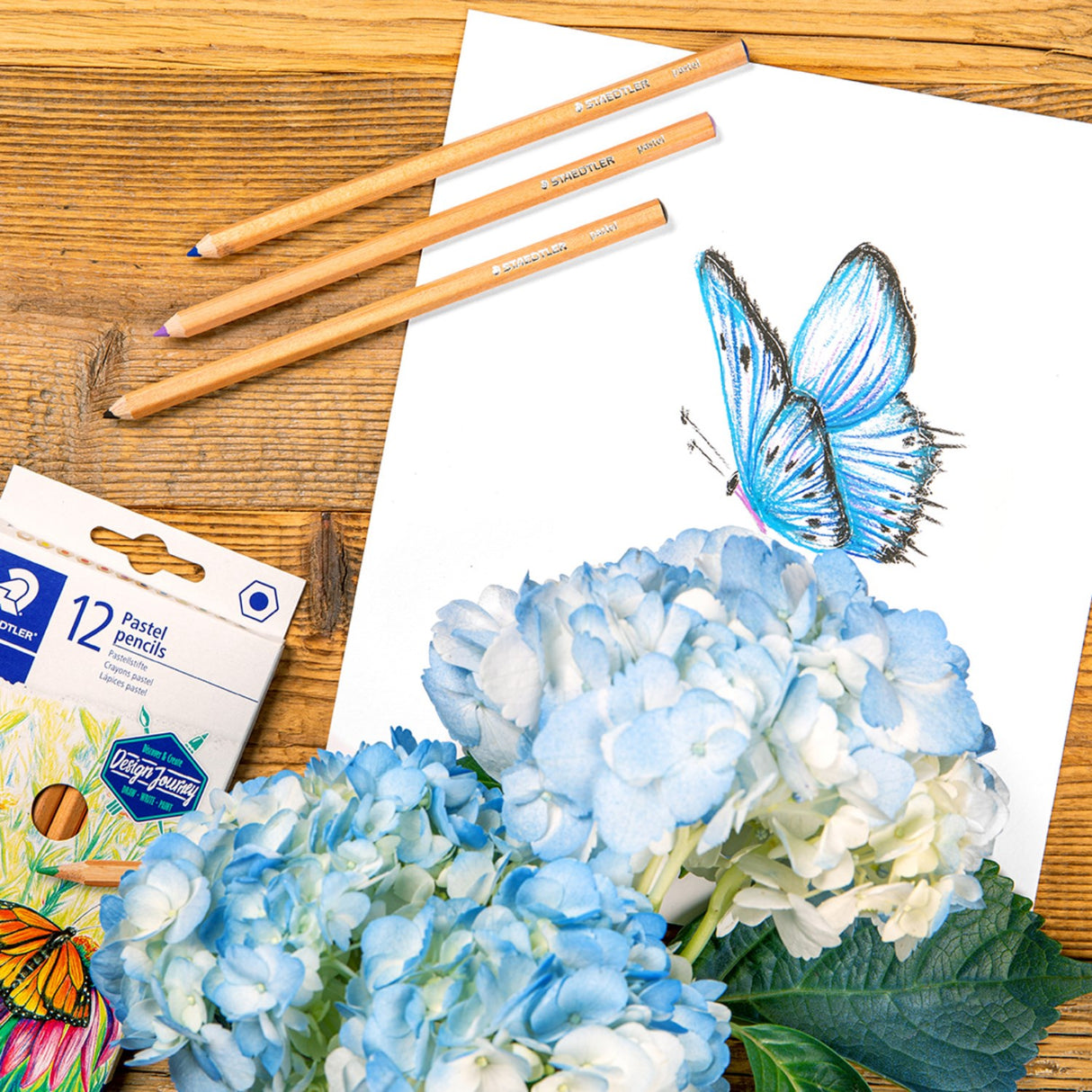 Staedtler Farveblyanter Pastel Line Hexagonal