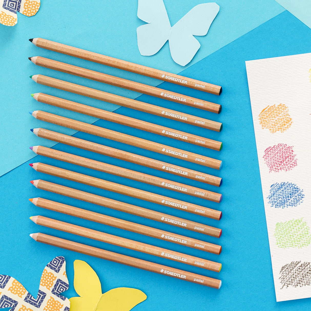 Staedtler Farveblyanter Pastel Line Hexagonal