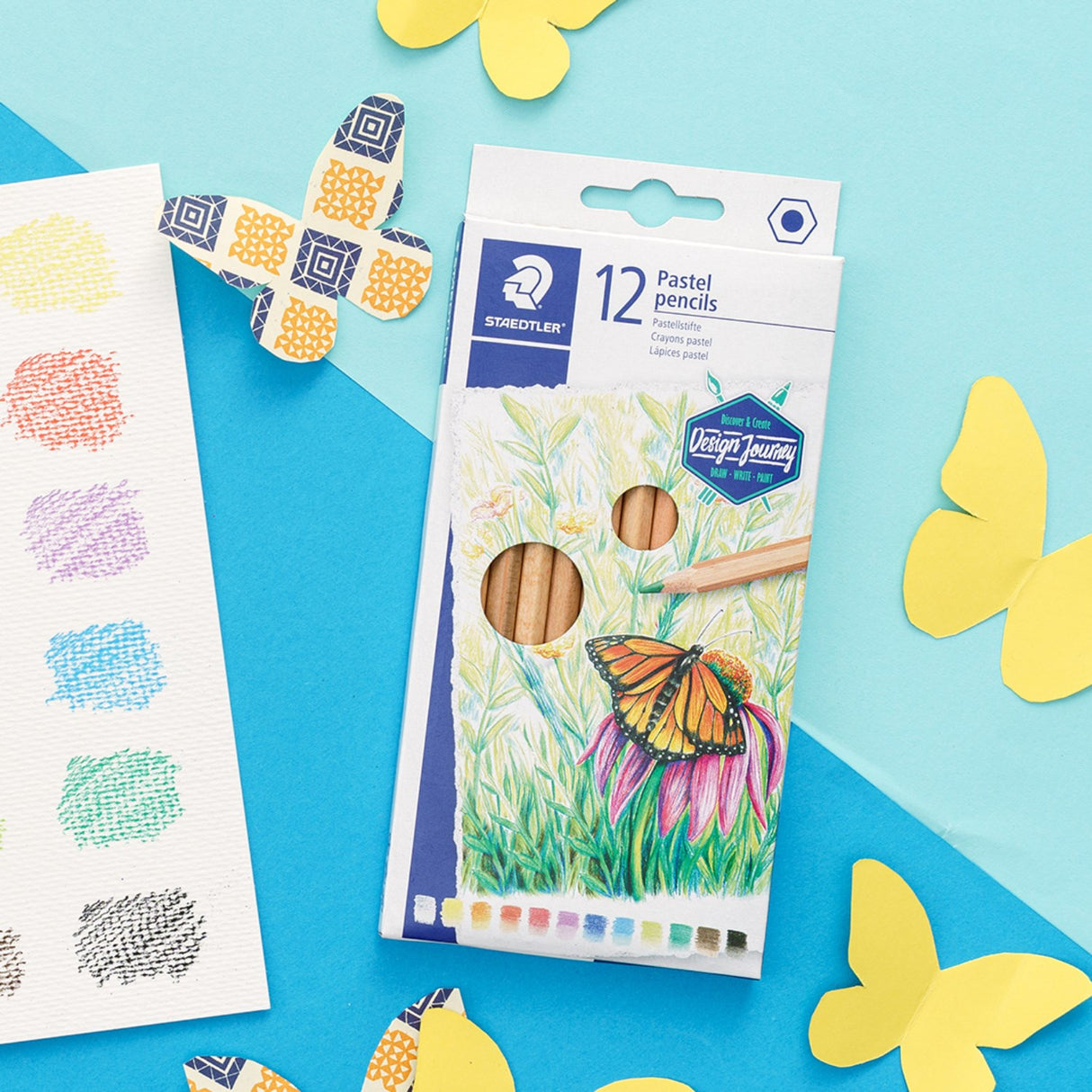 Staedtler Farveblyanter Pastel Line Hexagonal