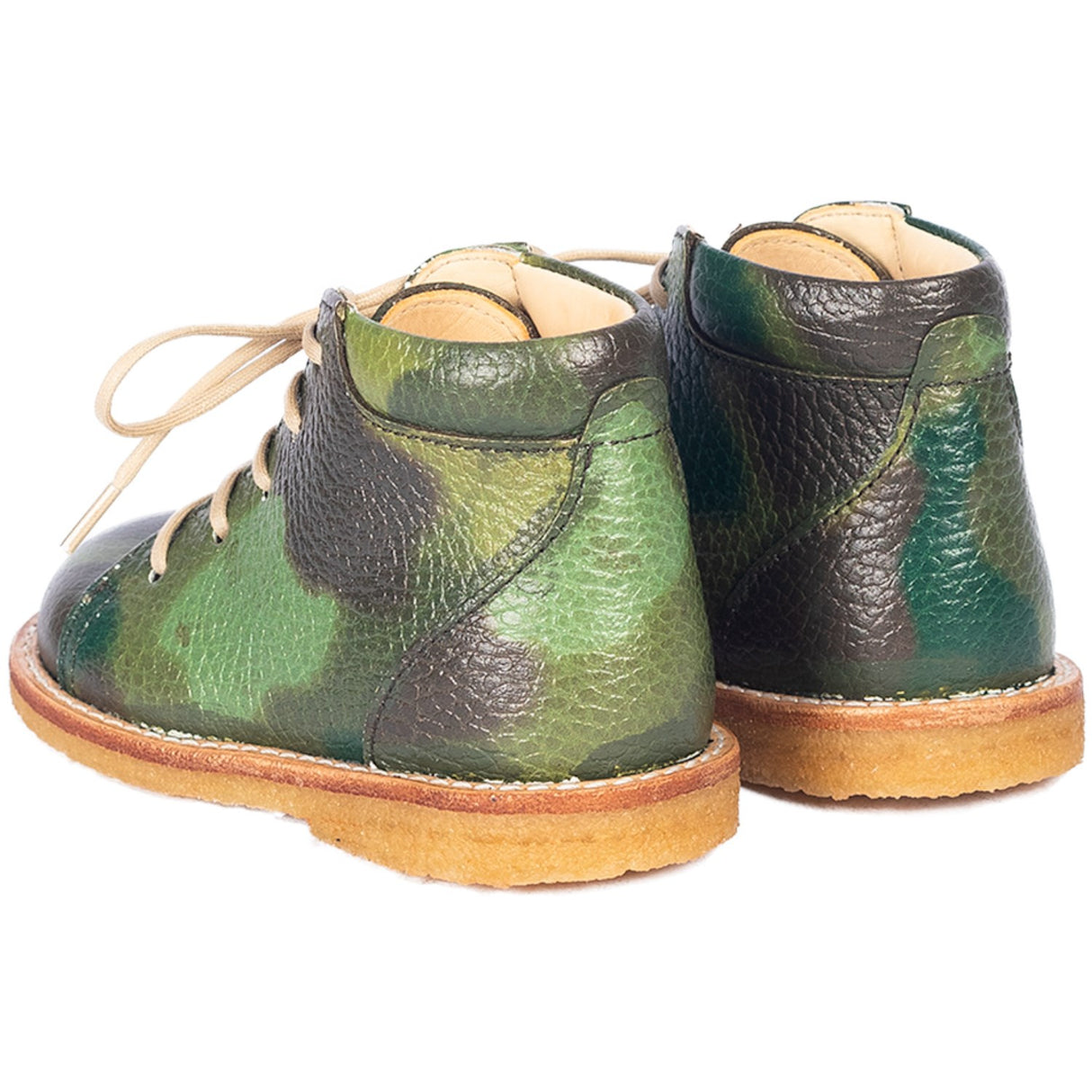 Angulus Camo Print Klassisk Begynder Snøresko Med Print