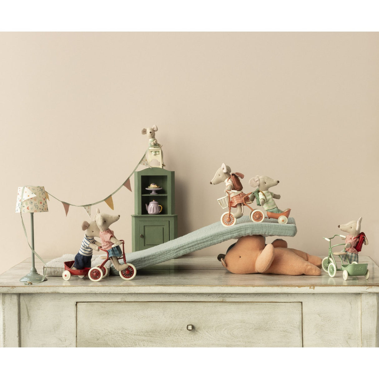 Maileg Cykel Mus, Storesøster - Rød