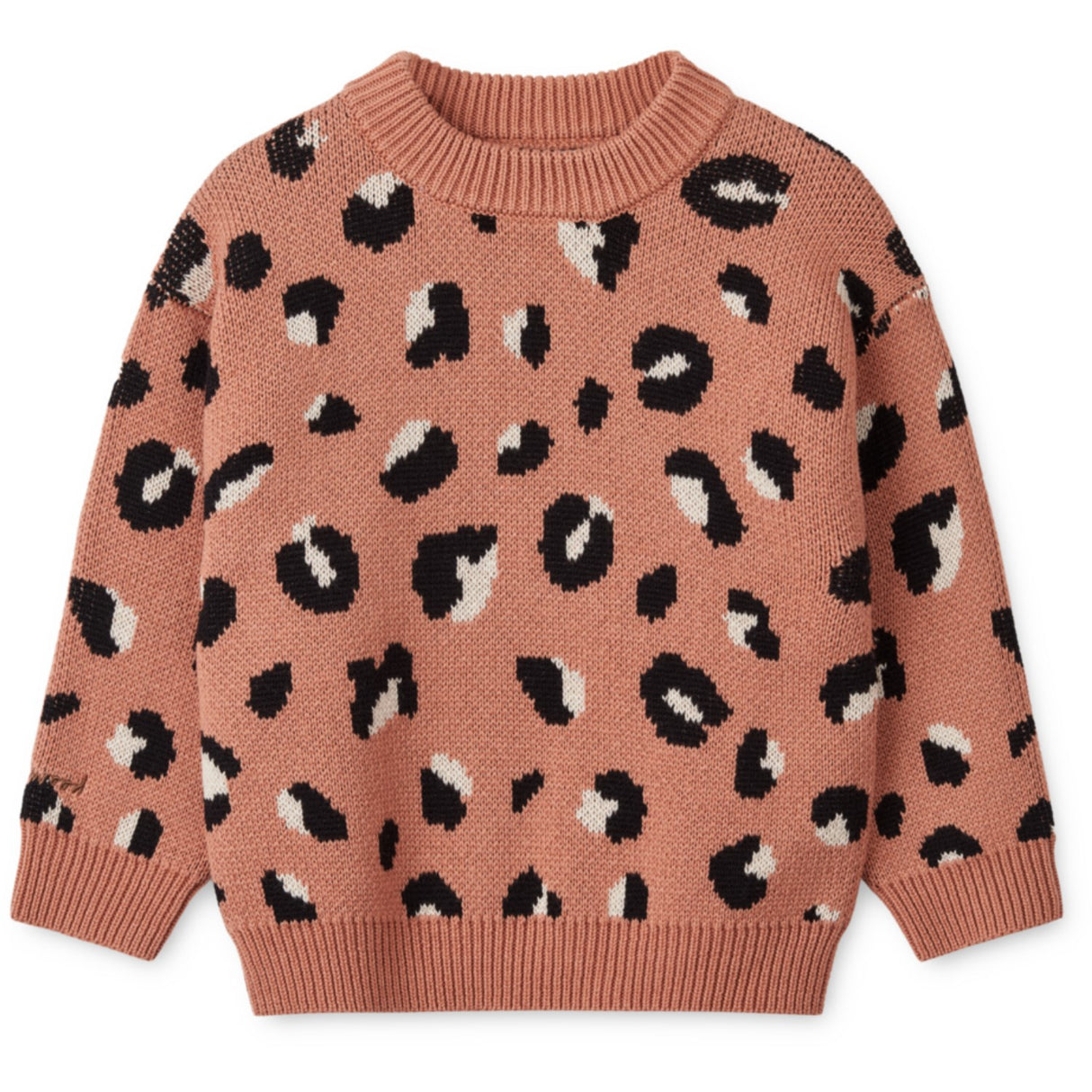 LIEWOOD Wild Leo / Tuscany Rose Orlane Intarsia Strik Jumper