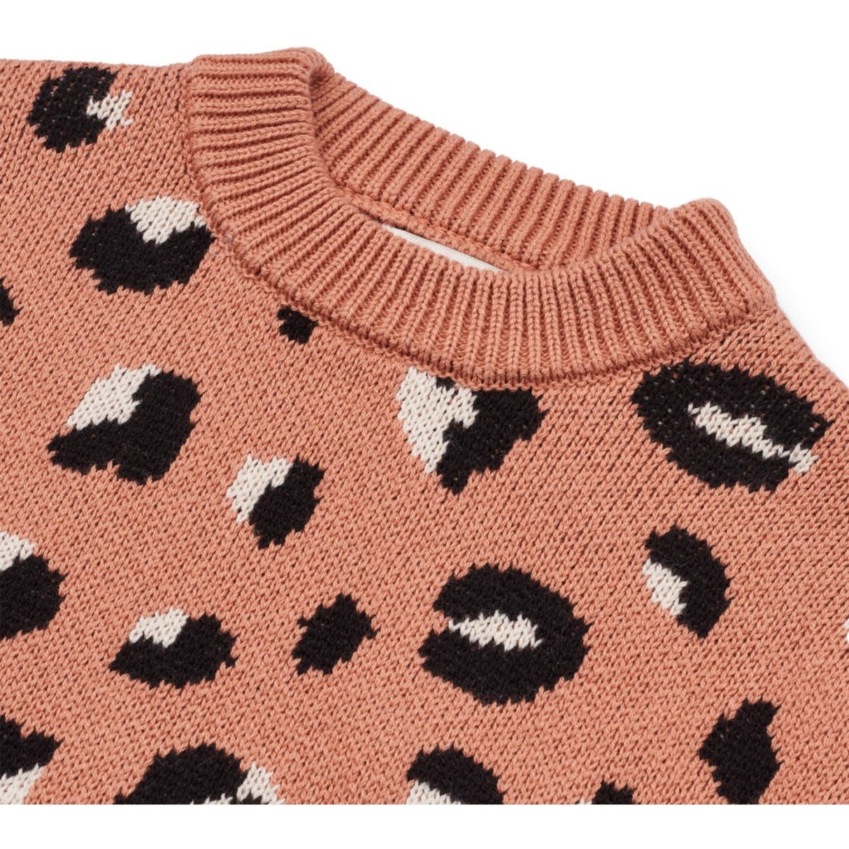 LIEWOOD Wild Leo / Tuscany Rose Orlane Intarsia Strik Jumper